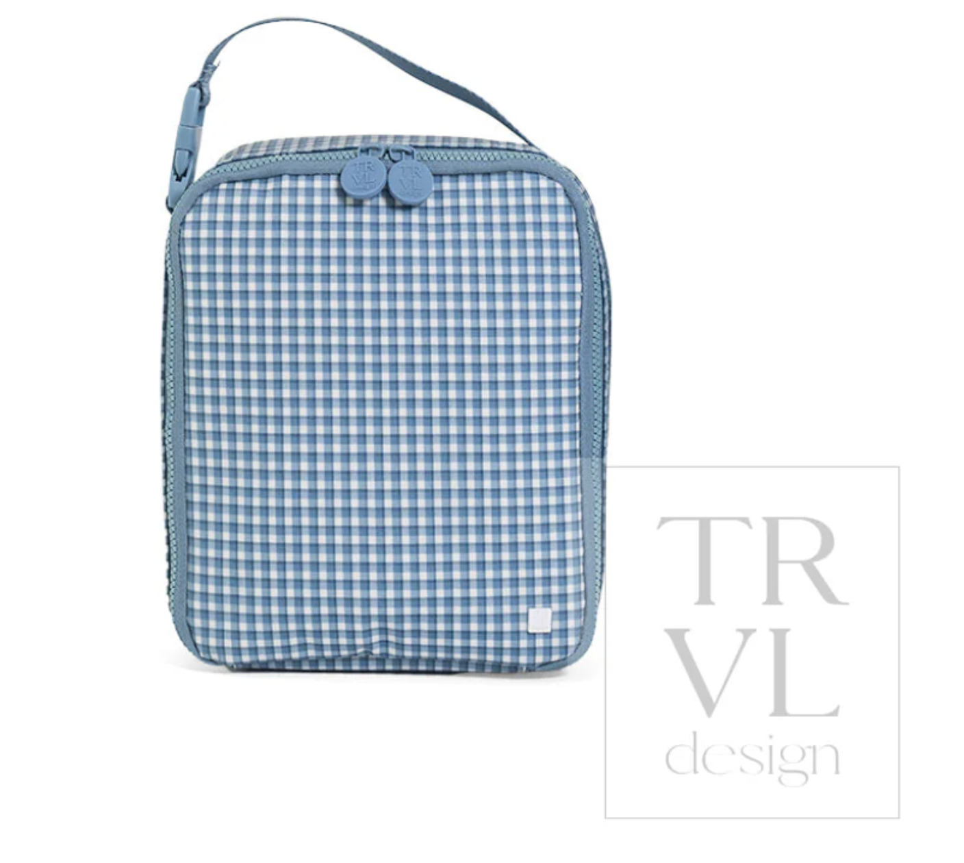 Lunch Box Insulated Lunch Bag- Rodeo Check Indigo