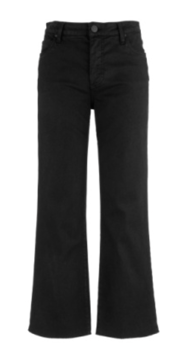 Kelsey High Rise Ankle Flare With Raw Hem