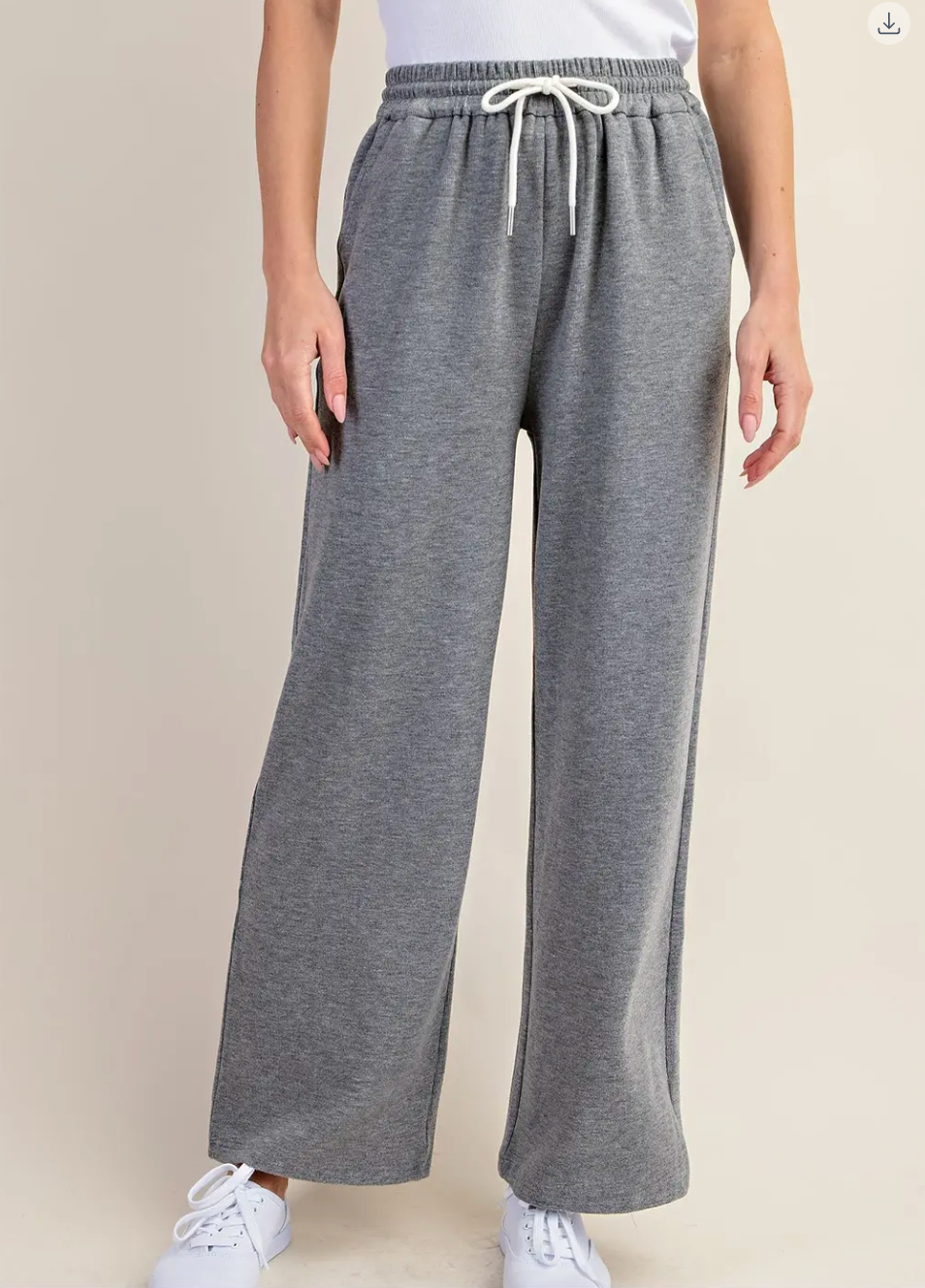 Knit Pants- Taupe