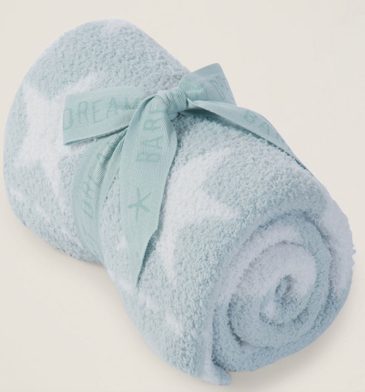 CozyChic Dream Receiving Blanket- Aqua Stars