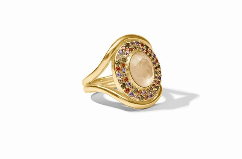 Stardust Statement Ring- Gold