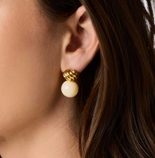 Ravello Midi Earring- Gold