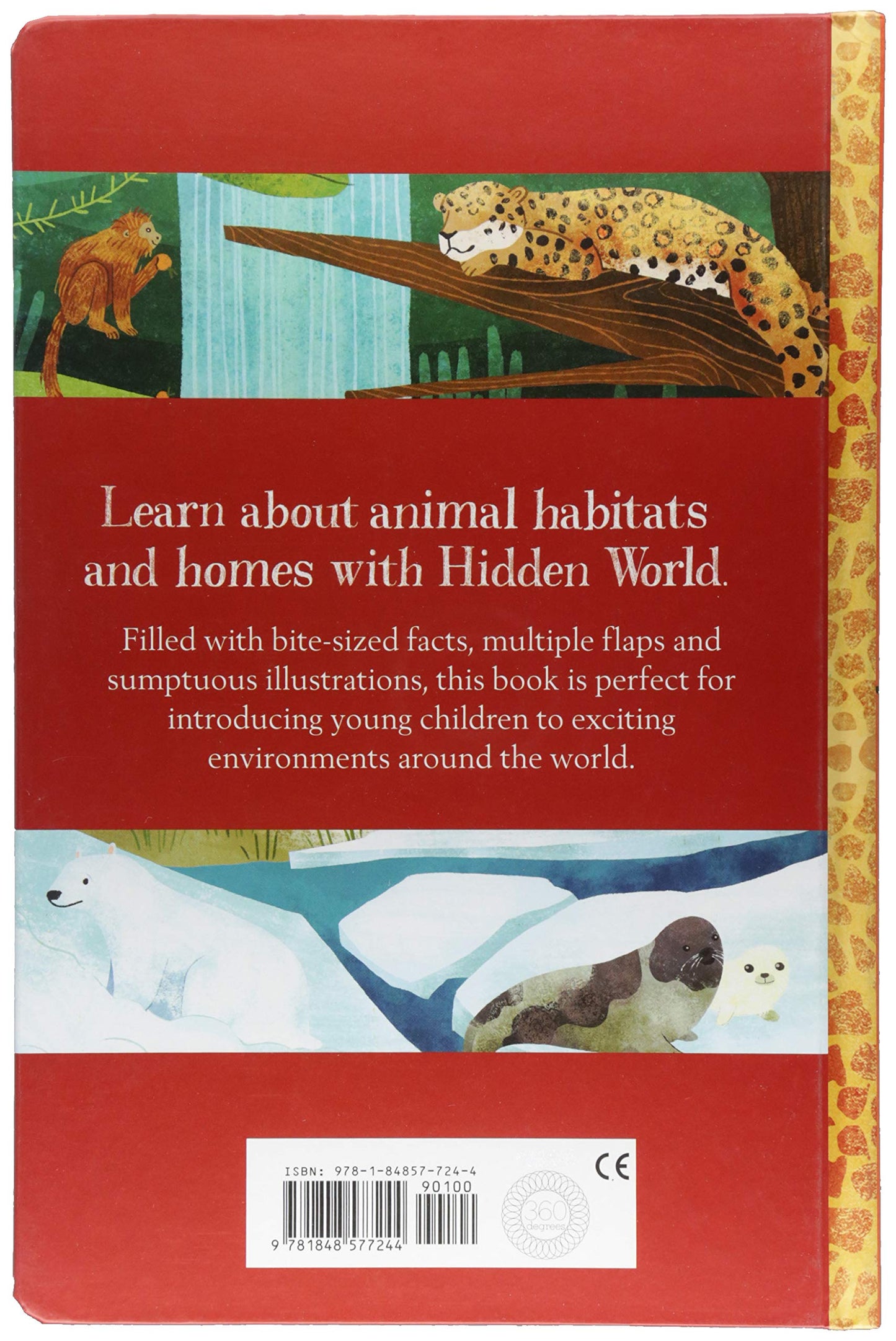 HIDDEN WORLD ANIMALS - BOARD BOOK