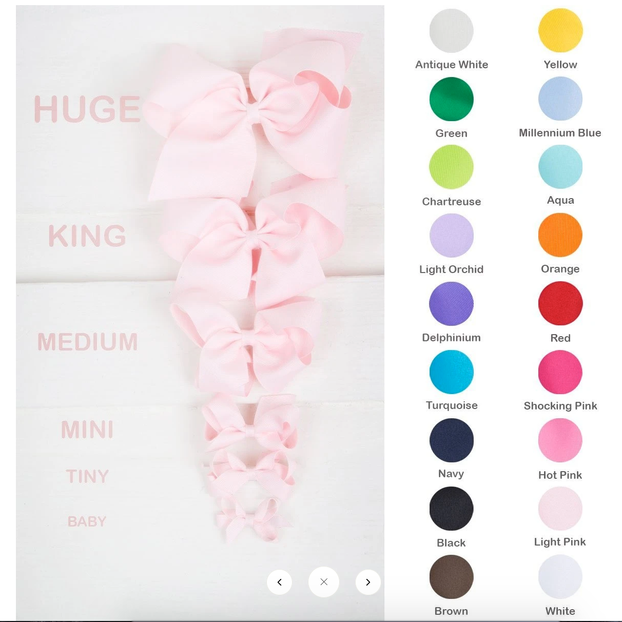 King Classic Grosgrain Hair Bow