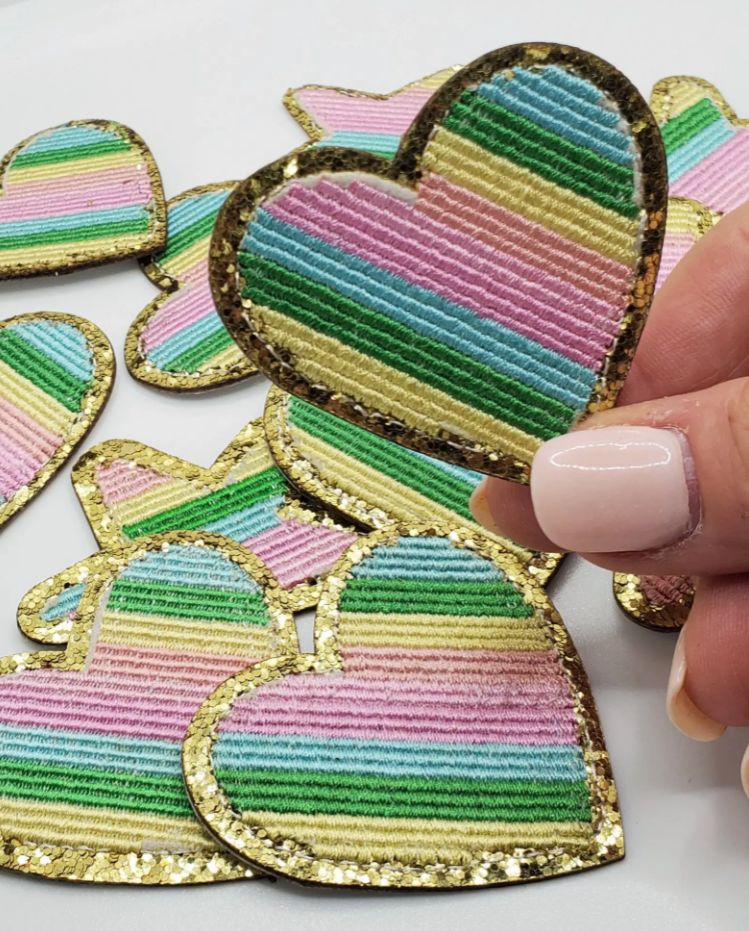 Rainbow Heart Patch