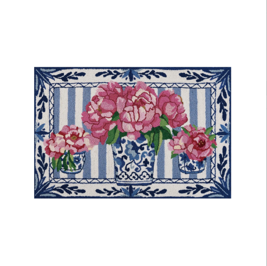 Pretty Petal Hook Rug