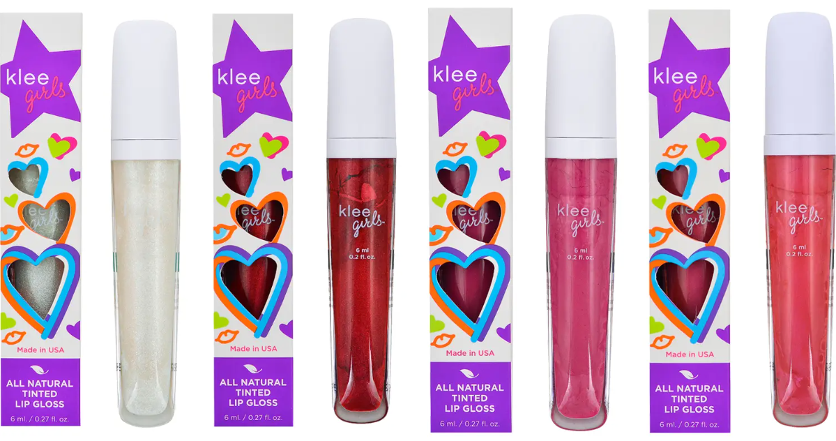 Klee Girls All Natural Tinted Lip Gloss