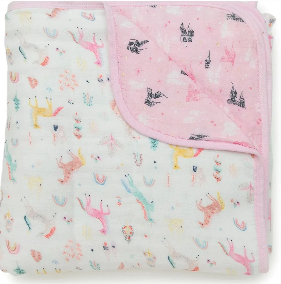 Muslin Quilt Blanket - Unicorn Dream