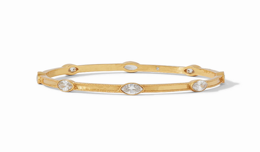 Monaco Bangle - Cubic Zirconia (Medium)