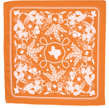 Saturday Bandana - Texas Sun - Indian Painbrush