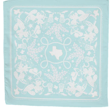 Saturday Bandana - Texas Sun - Light Bluebonnet
