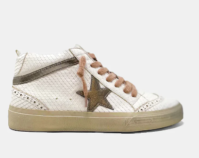 Shu Shop Paulina Sneakers - Bone Snake