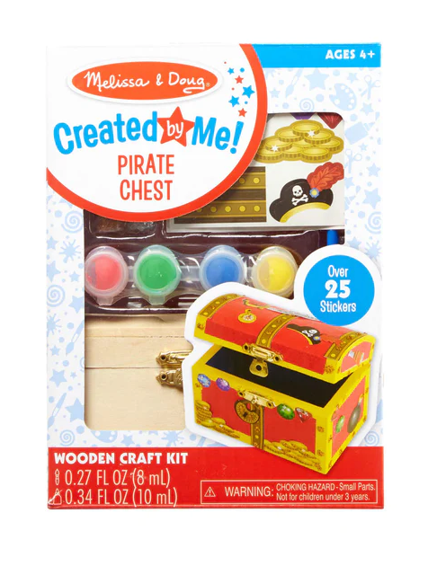 Melissa and doug wooden pirate deals chest