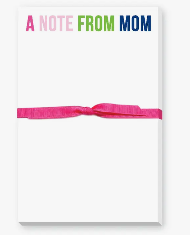 A Note From Mom Large Notepad