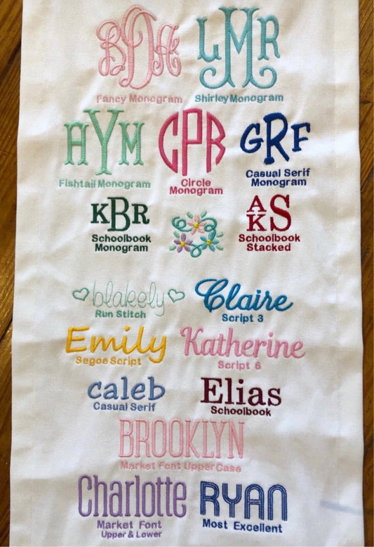 Add a Monogram