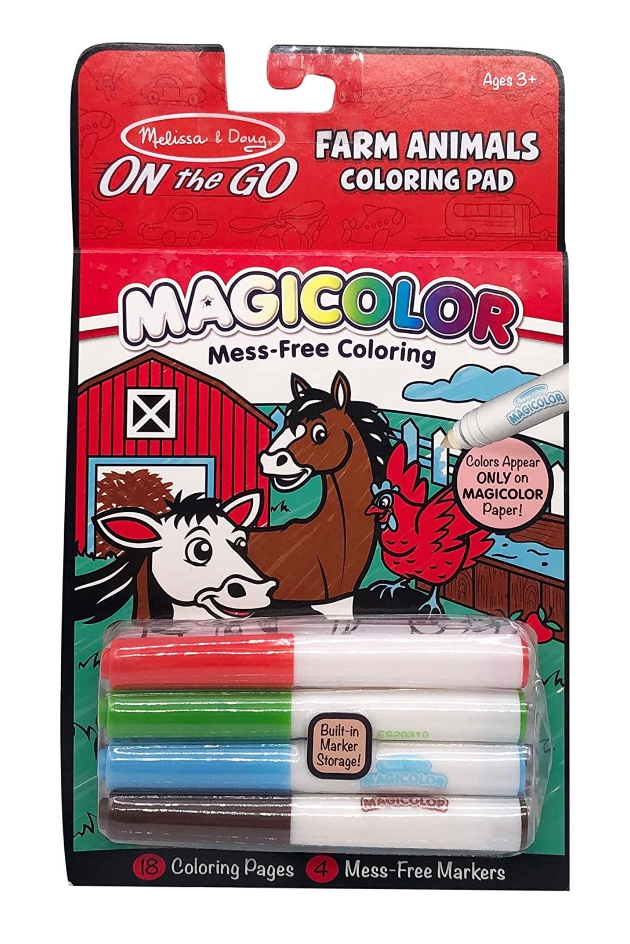Melissa & Doug On-The-Go ColorBlast Animals No-Mess Coloring Pad