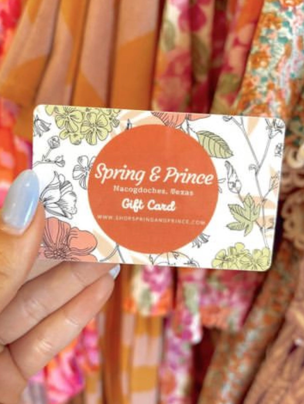 Spring and Prince Gift Card