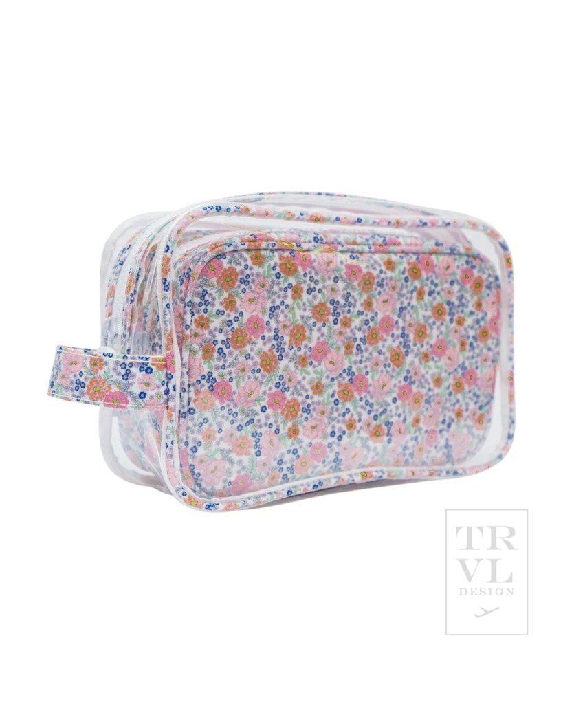 DUO FLORAL CLEAR BAG - GARDEN FLORAL