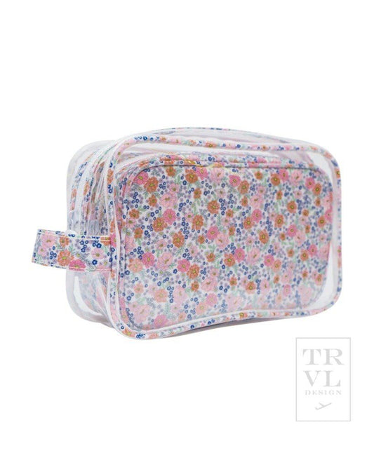 DUO FLORAL CLEAR BAG - GARDEN FLORAL