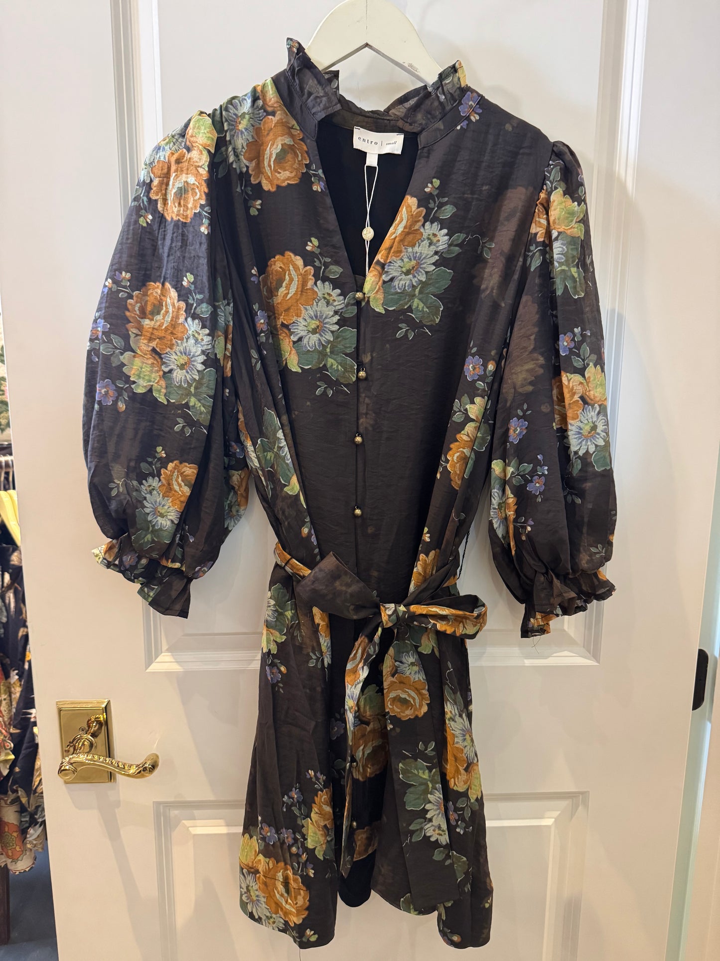 Mocha Mini Bloom Dress