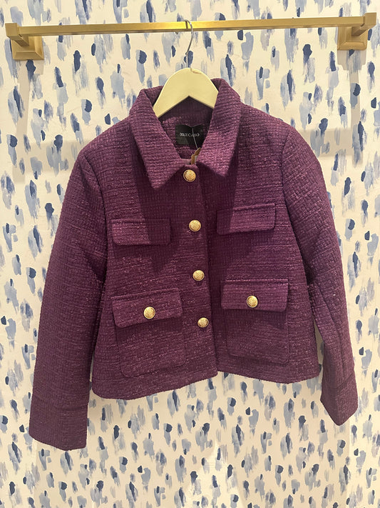 Four Pocket Jacket - Grape Royale