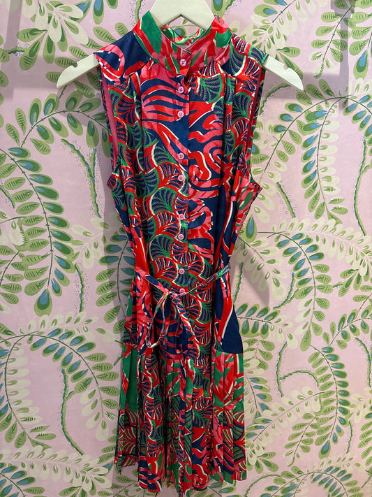 Bella Dress - Nautical Geometric