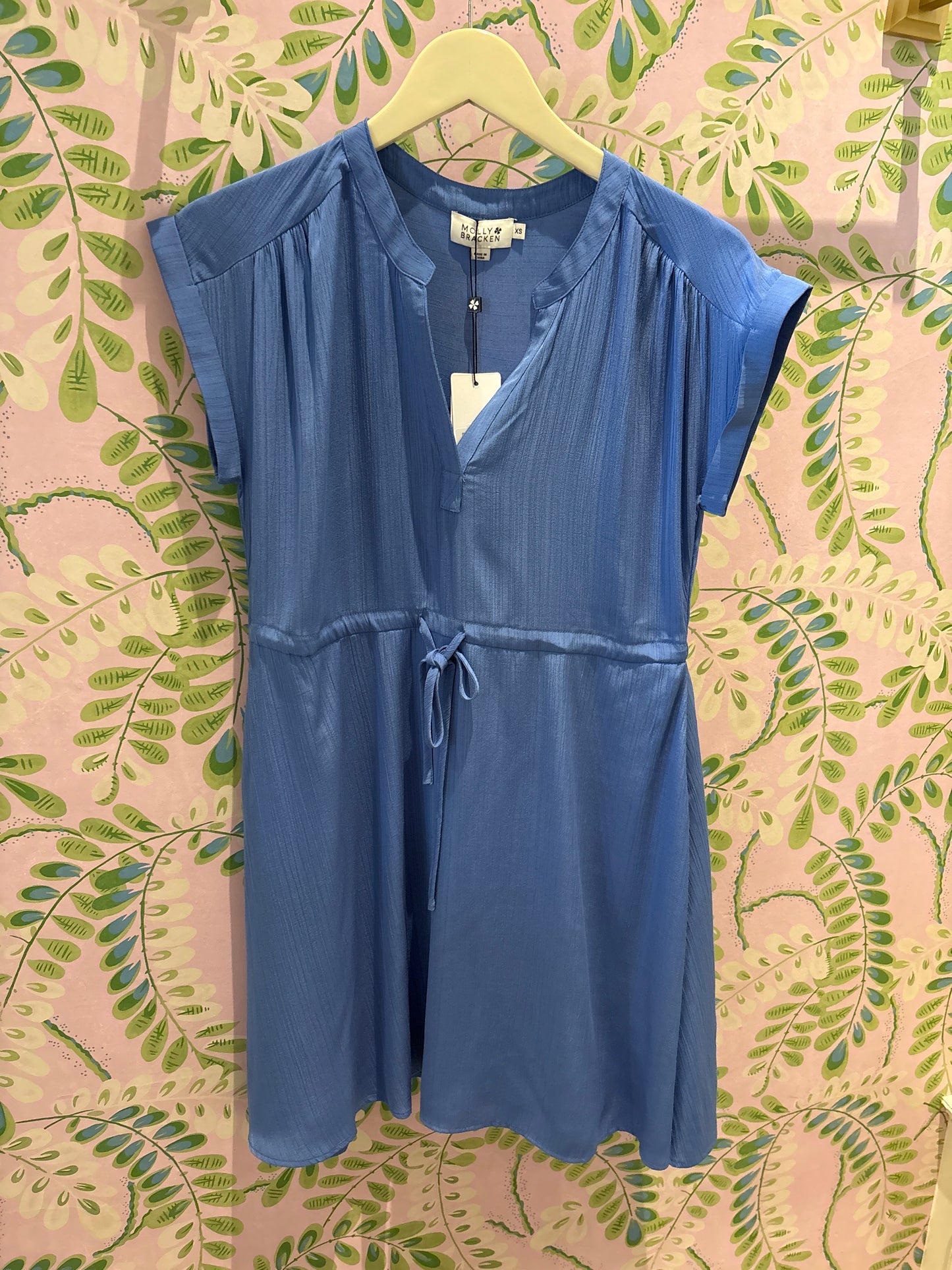 Ladies Woven Dress-Blue