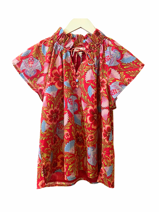 Em Top-Retro Floral