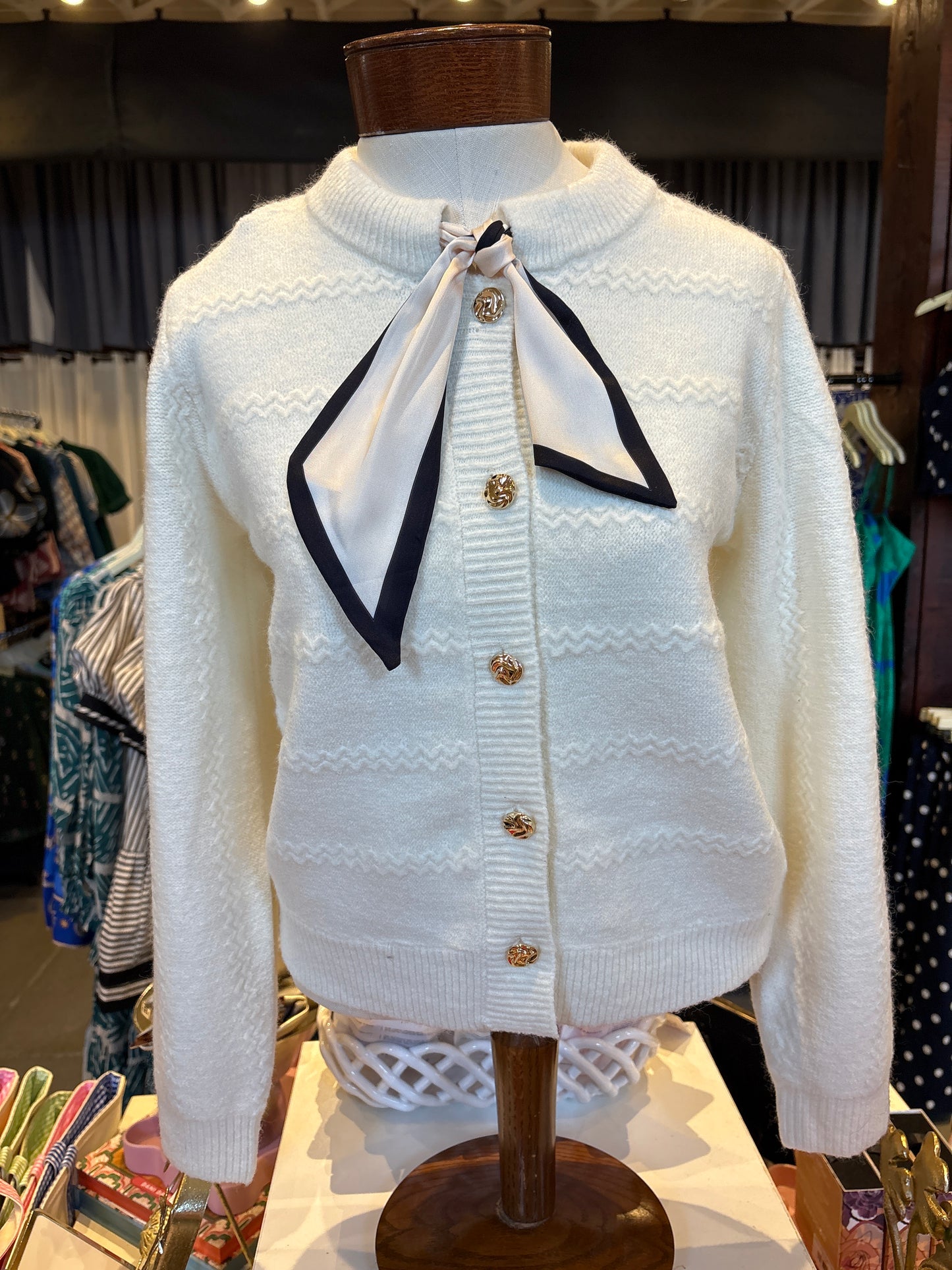 Feeling Fancy Top-Cream