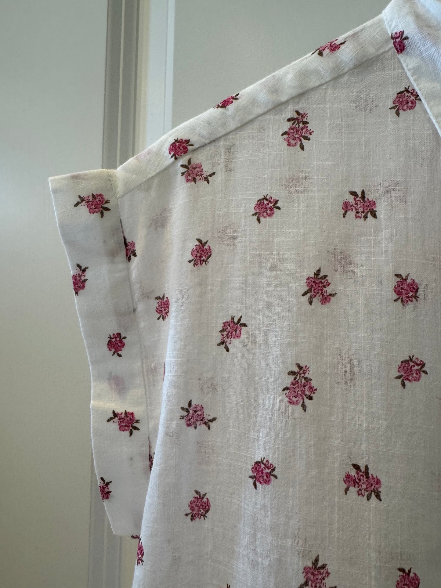 Ladies Woven Shirt-White