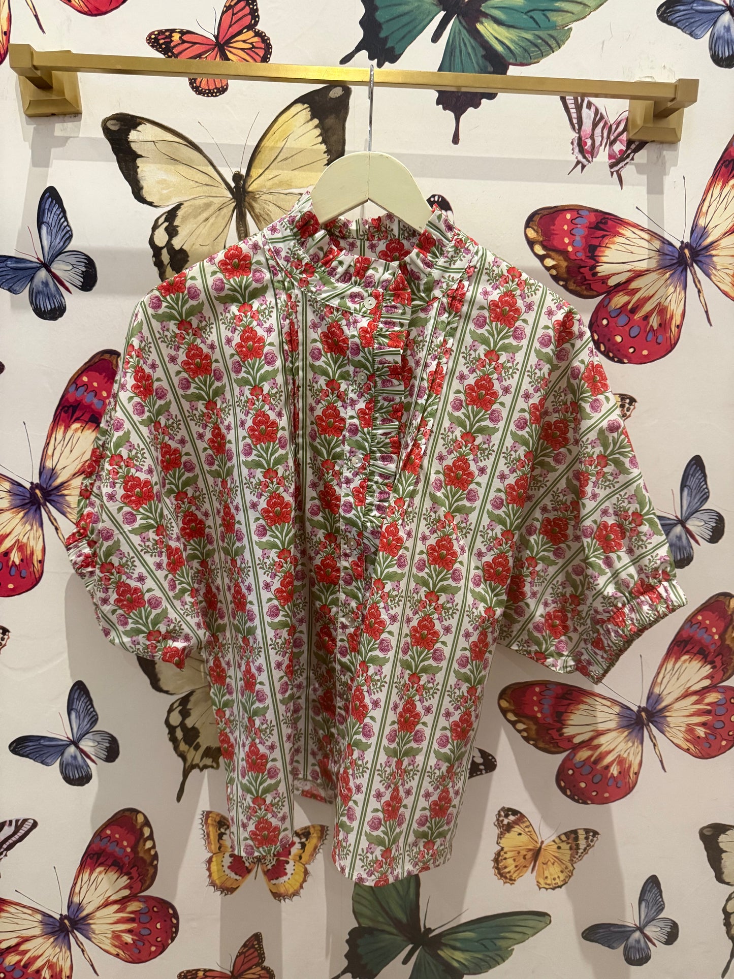 Floral Short Sleeve Top