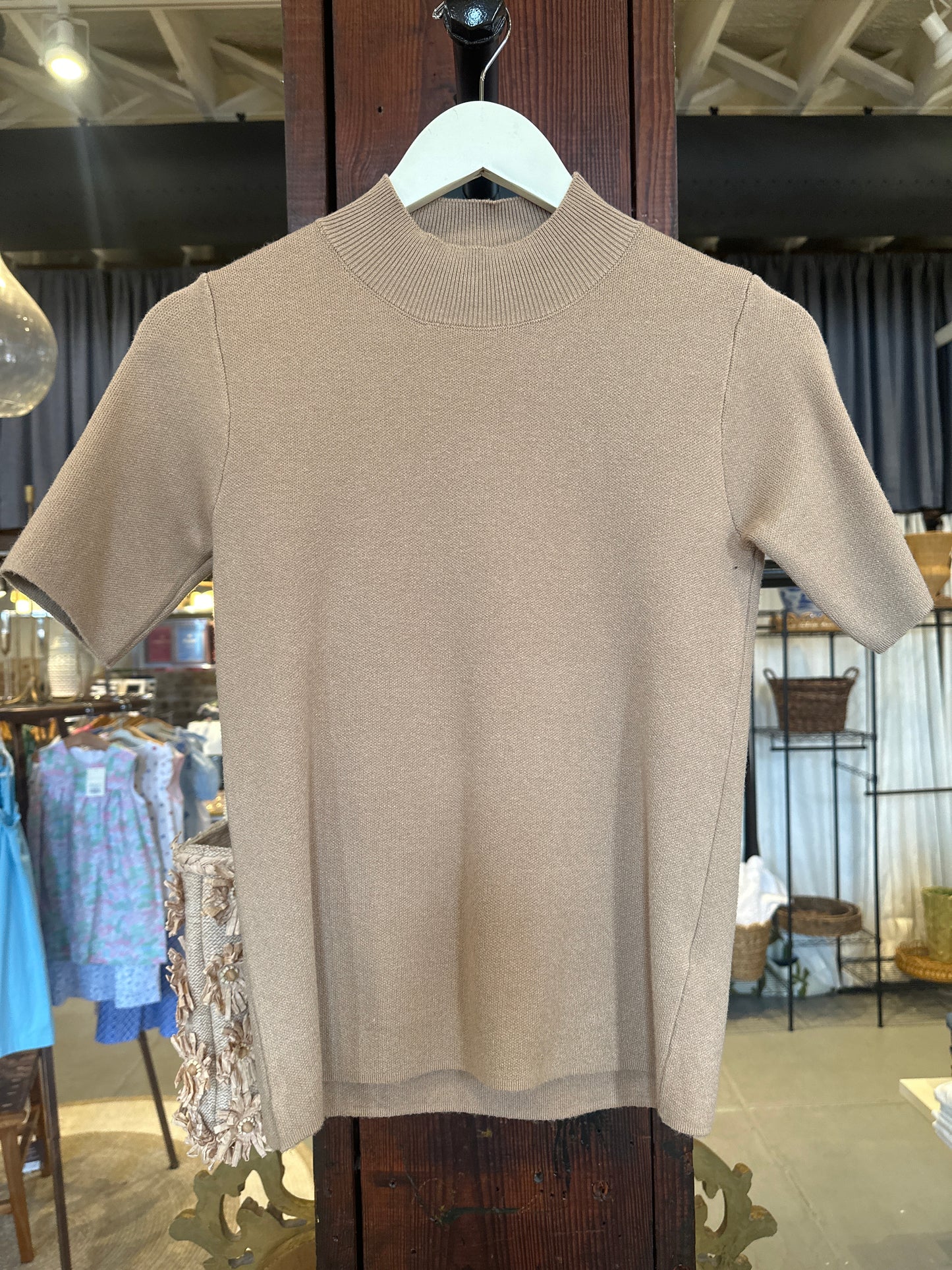 Young Ladies Knitted Sweater - Beige