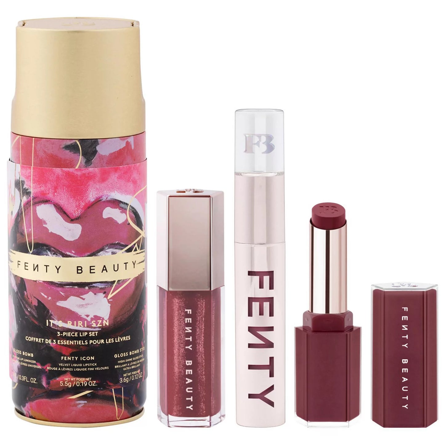 Fenty Beauty It's Riri Szn 3-Piece Lip Set