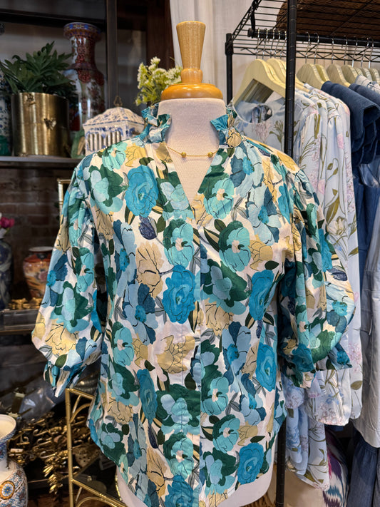 Blue Mix Spring Top