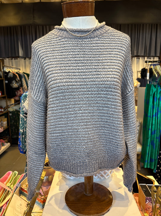 The Chloe Sweater-Gray