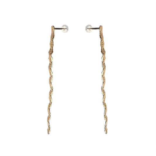Gold Filled Claire Long Drop Earrings