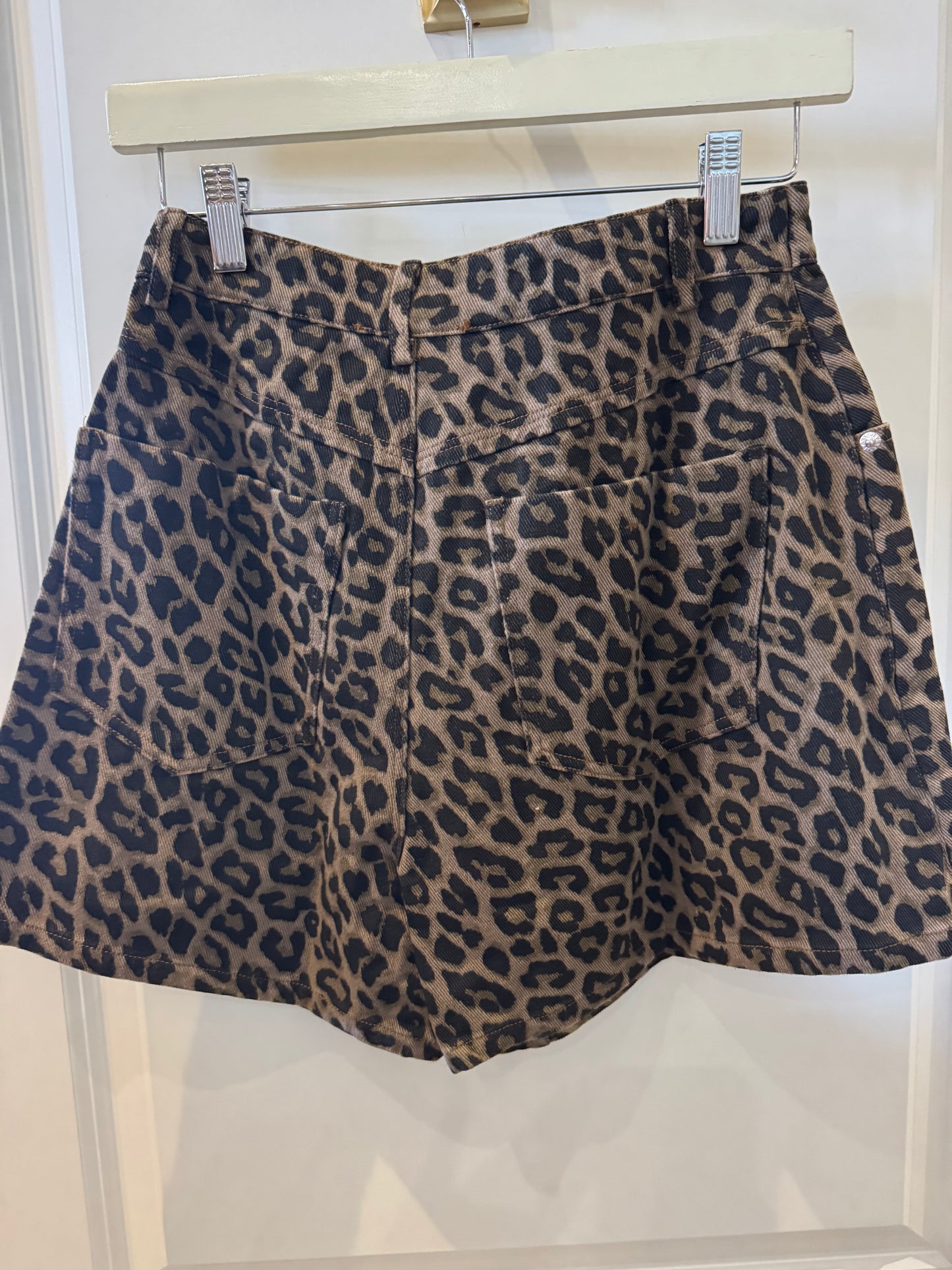 Leopard Print Skort