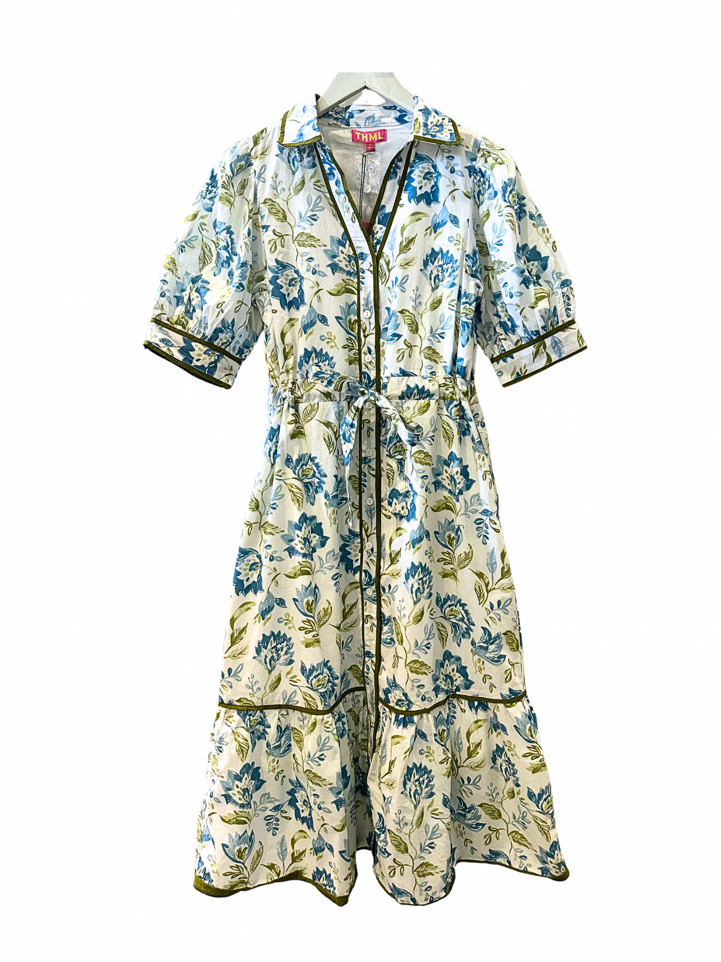 Short Sleeve Floral Print Dress