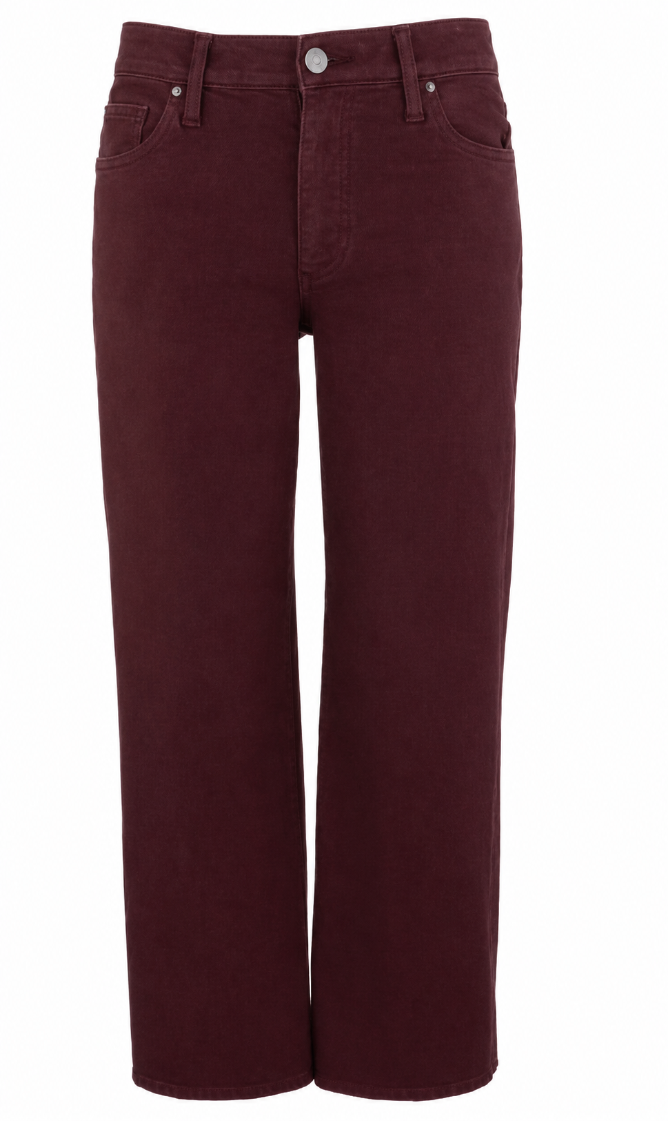 Charlotte High Rise Wide Leg- Claret