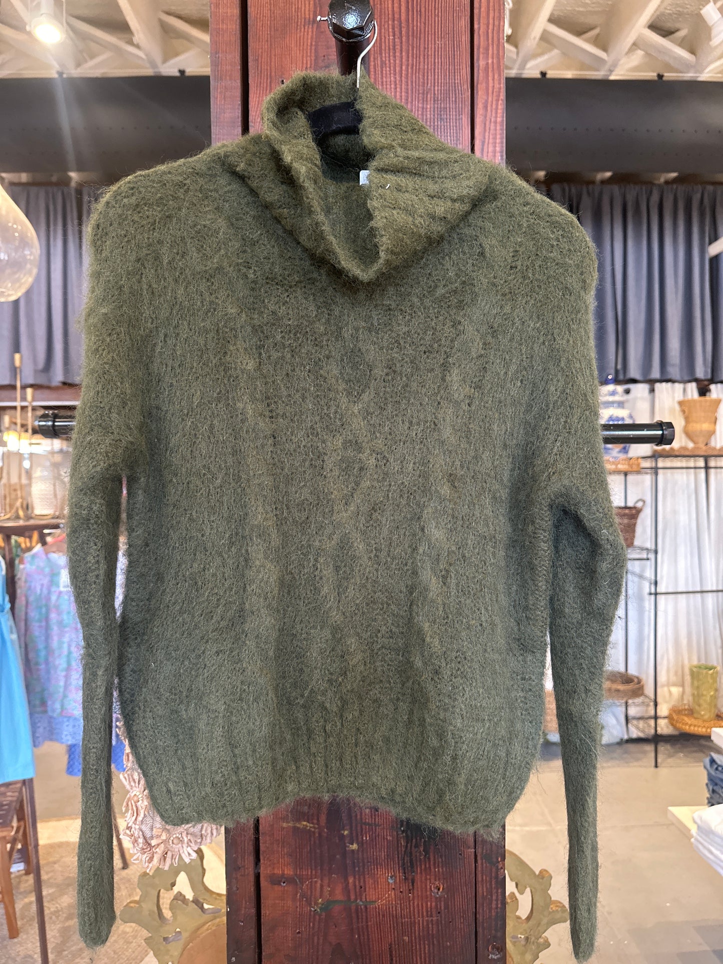 Ladies Knitted Sweater - Khaki