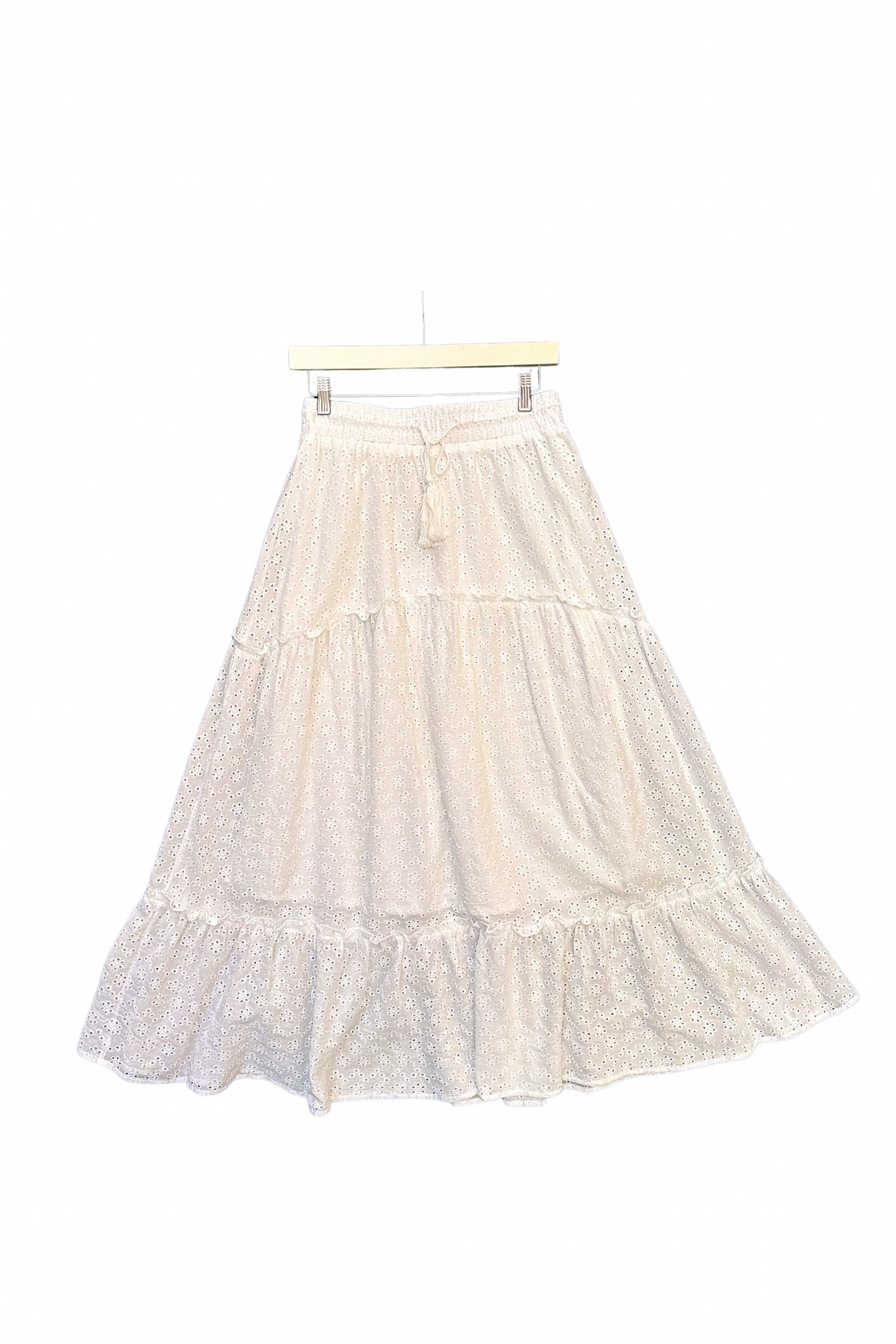 Young Ladies Woven Skirt- White