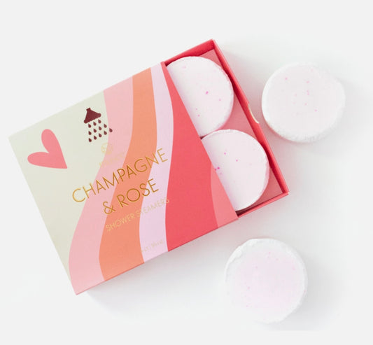 Champagne and Rose Shower Steamers