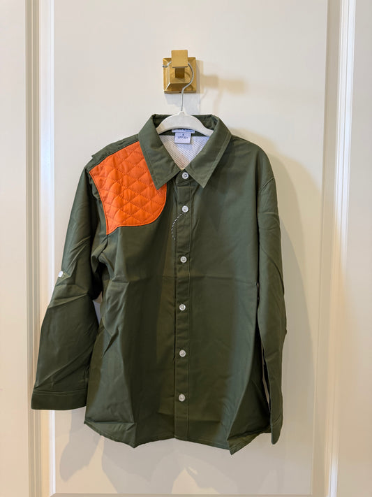 Post Oak & Blaze Orange Long Sleeve Shirt