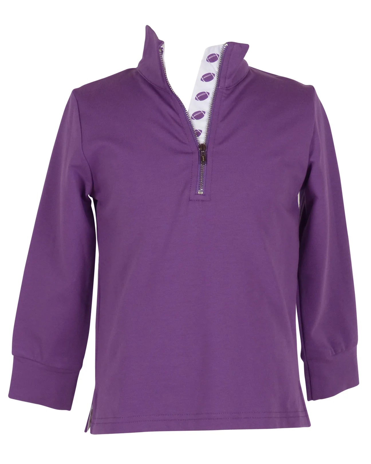 Game Day Quarter Zip - Purple