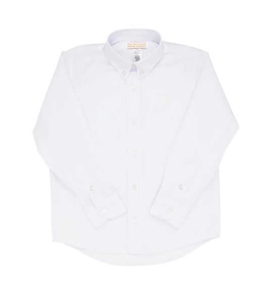 Dean's List Dress Shirt (Oxford) Worth Avenue White With Worth Avenue White Stork