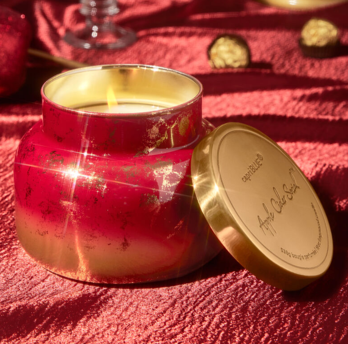 Apple Cider Social Glimmer Signature Jar Candle - 19oz