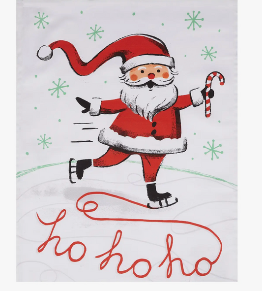 Ho Ho Ho Santa Print Kitchen Towel