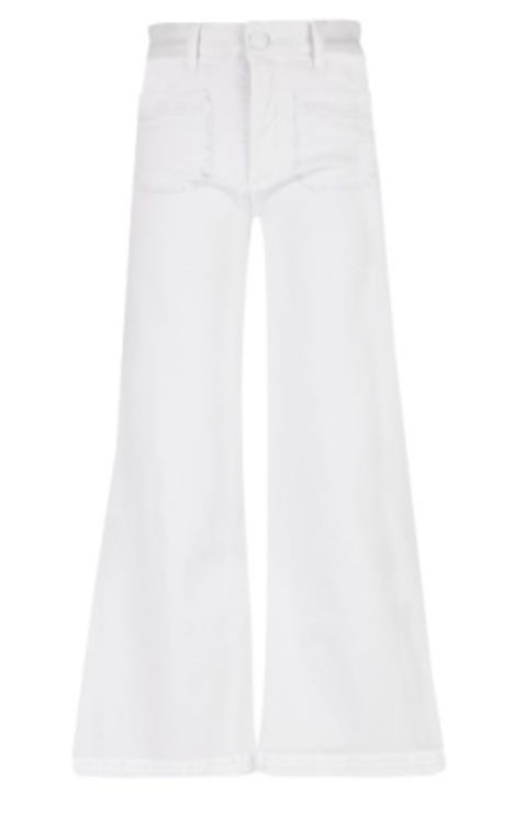 Meg High Rise Wide Leg- Optic White