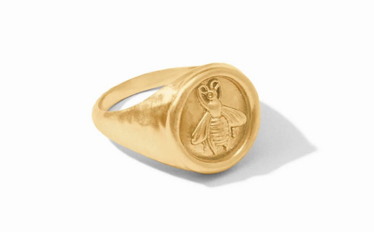 Bee Signet Ring Size 6