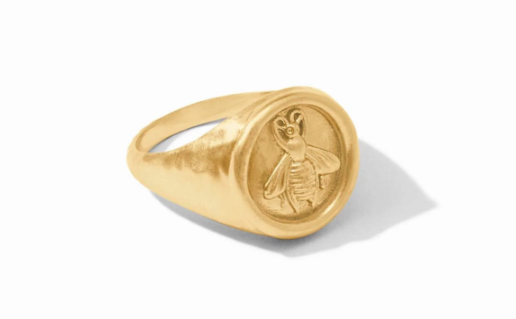 Bee Signet Ring Size 6